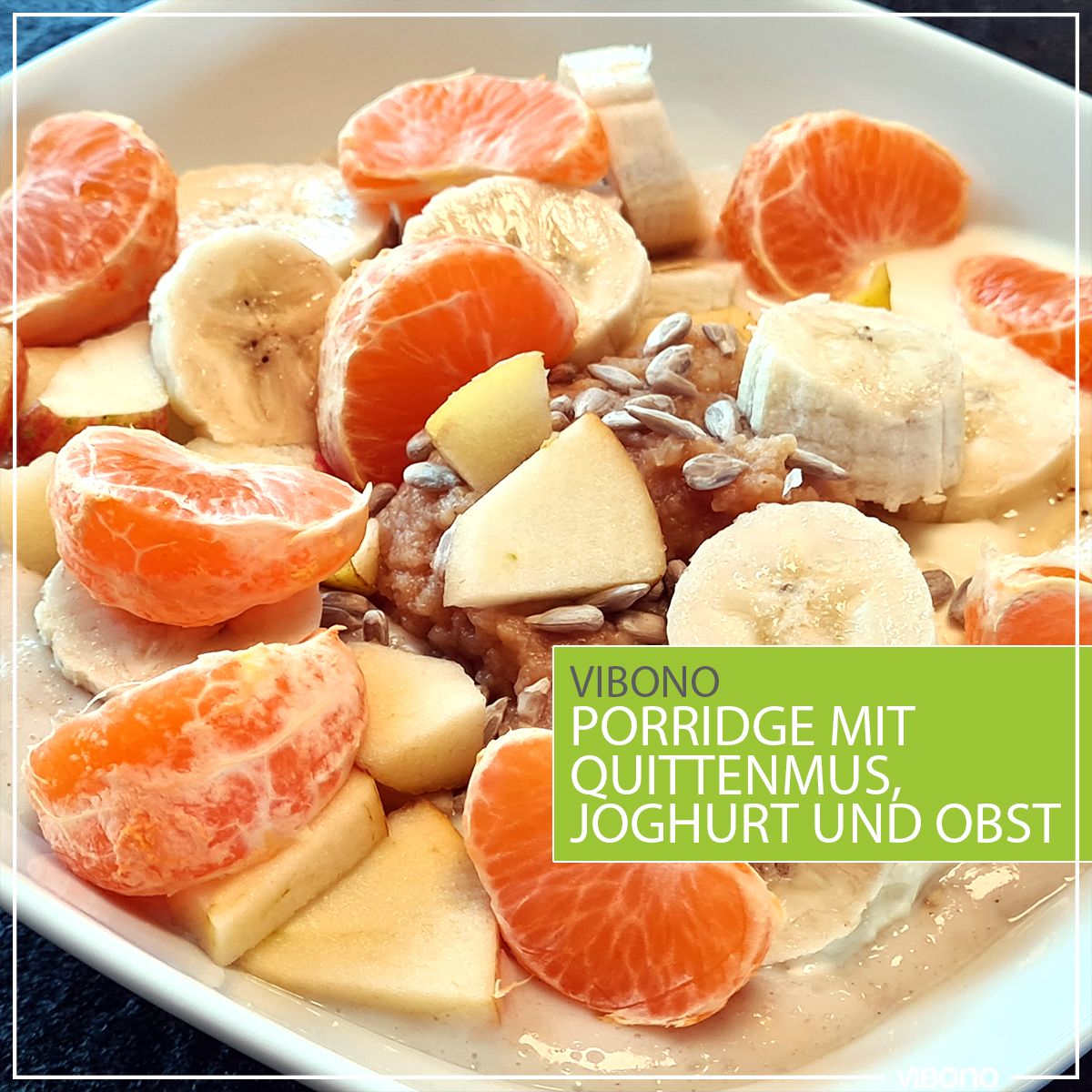 Porridge mit Quittenmus