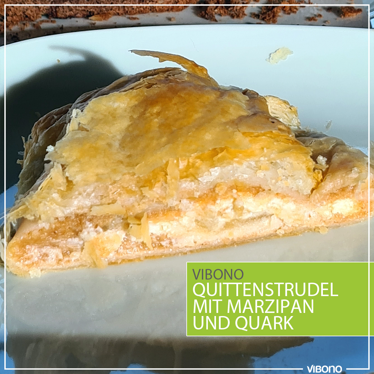 Quittenstrudel mit Marzipan